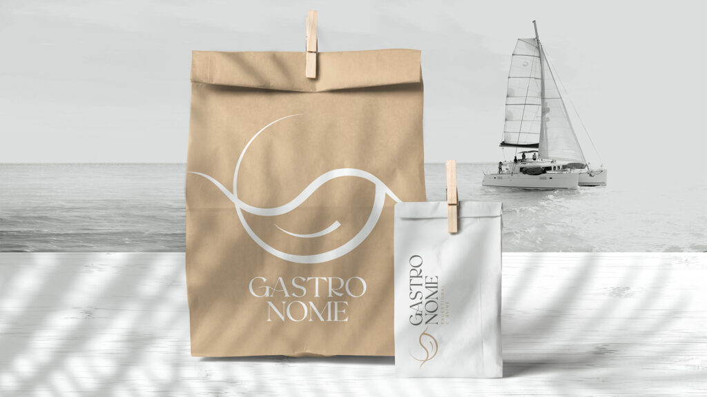 gastronome restaurant branding desktop