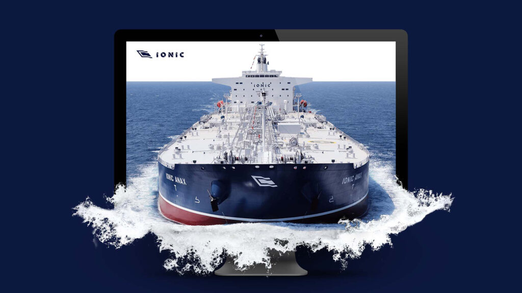 ionic shipping tankers website desktop