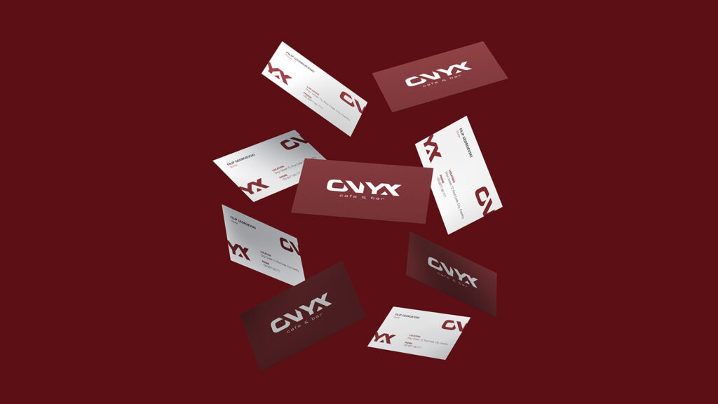 onyx cafe branding desktop