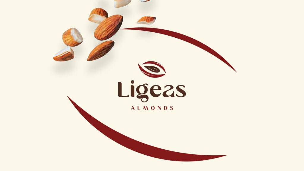 ligeas almonds brand design desktop