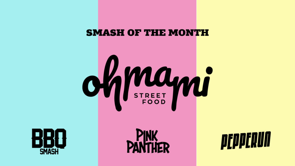 ohmami smash burger design mobile
