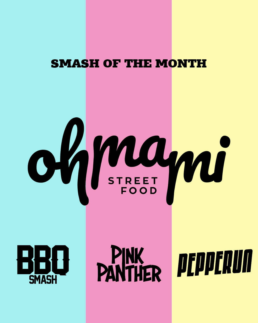 ohmami smash burger design cover